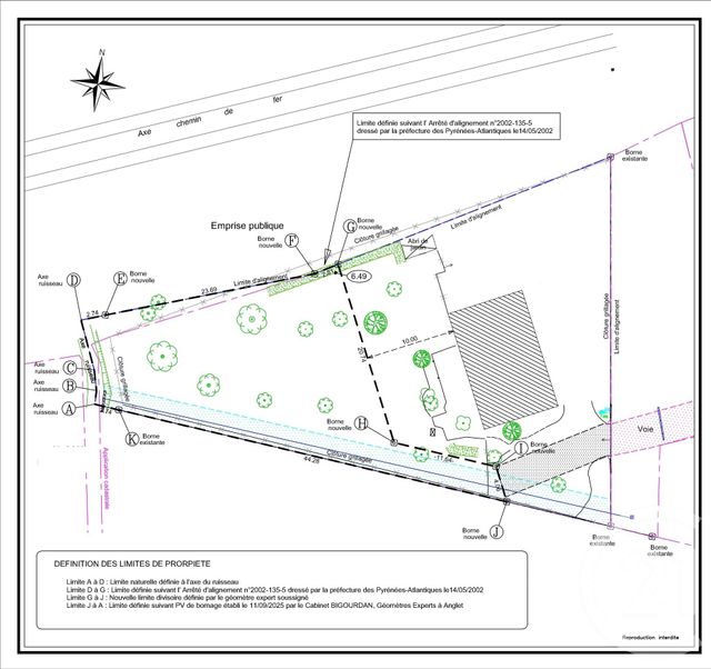 terrain à vendre - 518.0 m2 - BIDART - 64 - AQUITAINE - Century 21 Berritzea